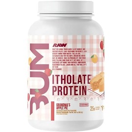 Raw Cbum Itholate Proteína de 25 Servicios, 1.72 Lbs. (780g) Grandma's Apple Pie