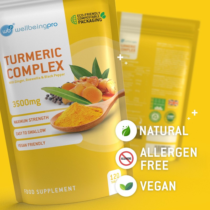 WBP Turmeric Complex 3500mg Maximum Strength (Up to 4 Months