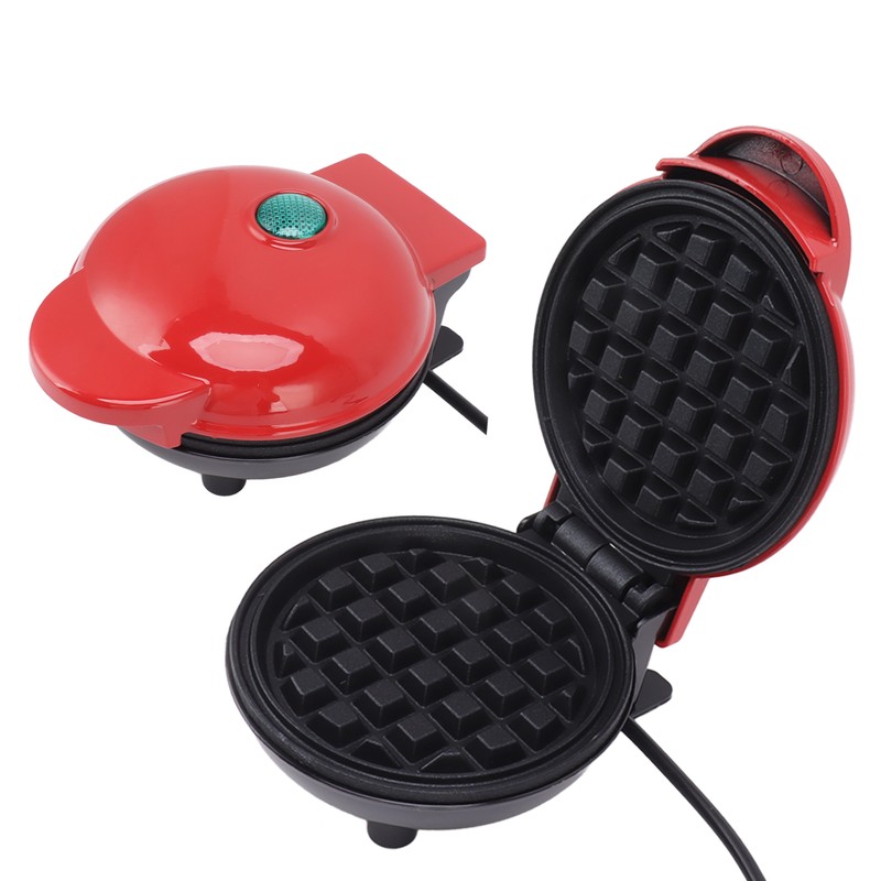 Mini Waffle Maker Stick Proof Double Sided Round Multifunctional Breakfast