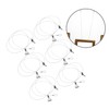 Operitacx Adjustable Picture Hanging Wire Kit 6 Sets of Heavy