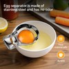 Sretanj Egg Yolk Separator，Egg Separator for Raw Eggs,Food Grade Stainless