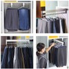Closet Clothes Hanger Rail,Pull-Out Closet Rod 30-60cm,Wardrobe Clothing Rail,Closet Organizer
