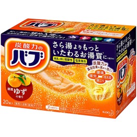 Kao Bub Yuzu Scent (1.4 oz (40 g) x 20 Tablets, Set of 10