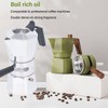 120ml 2 Cups Double Valve Moka Pot Aluminum Alloy Moka