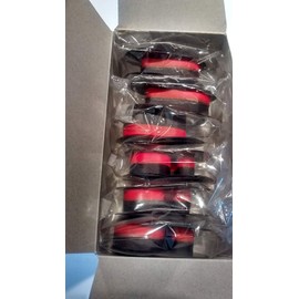 6 Calculator Ribbons Travis Technologies Replacement for Canon MP21DX Canon MP-21DX Black Red
