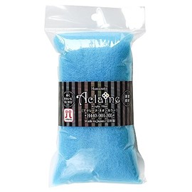 Hamanaka H440-001-305 Wool Aclene Neon Color Approx. 0.5 oz (15 g) Neon Blue