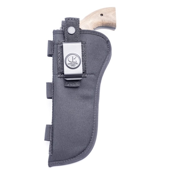 OUTBAGS USA NSC10 Nylon OWB Outside Pants Carry Holster w/ Ammo Loops. for Standard Size Revolvers w/ 6 inch Barrel. Family Owned & Operated. Made in USA