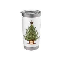 Rosemary Herb Christmas Tree Stainless Steel Insulated Tumbler