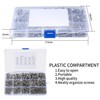 520 Pcs Nuts and Bolts Set, M3 M4 M5 Stainless