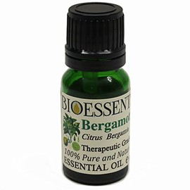 Bioessents Bergamot Essential Oil - BERGAPTENE FREE, Pure and Natural, Undiluted Therapeutic Grade, 10 mL, Origin ITALY