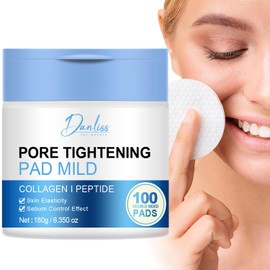 Turmeric and Kojic Acid Cleansing Pads, Hydrating and Soothing Face Pads, Kojic Acid and Turmeric Cleansing Pads (100 pc, (Pore Tightening))