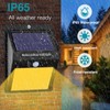 2-Pack Outdoor Solar Motion Lights - 3 Modes/100 LED Wireless,