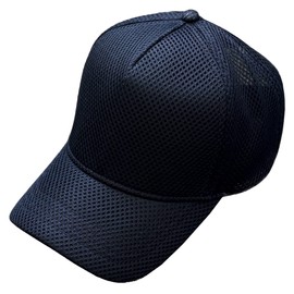 Laquest Large Size, Deep, Mesh, Trucker Cap, Hat, Up to 24.8 inches (63 cm), Men's/Women's, navy