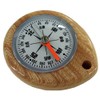 Misartec W-1 Azimuth Magnetic Ketting Compass Waterproof Wood Brown