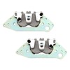 Brake Calipers with Pads Front Left & Right Compatible with