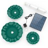 AISITIN 3 Tiered Bird Bath with 3.5W Solar Pump,for Bird