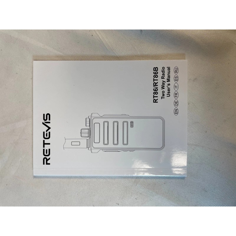 Retevis RT86 Black Two Way Radio Portable Long Range Walkie