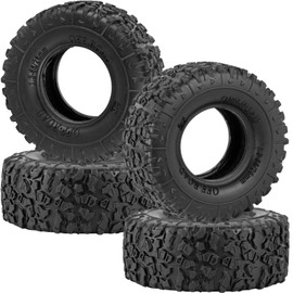 BRCatWPark RC 1.3 Soft Rubber Wheel Tires for 1/18 TRX4M,1/24 Axia1 SCX24 RC Crawler Car,RC 1.3 in Rubber Wheel Tires,Road Soft Tires