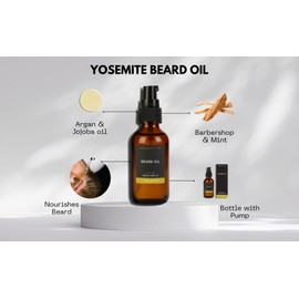 Roosevelt Supply Co. - Mens Beard Oil, Leave In Beard Conditioner for Men, Beard Softener for Men, Mens Beard Care Products, Beard Growth Oil 2 FL Oz (2 FL OZ, Barbershop & Mint)