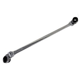 K Tool International Wrench Double Box Ratcheting Reversible 11/16 Inch x 3/4 Inch Universal Spline 90 Tooth