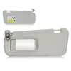 Sun Visor for 2010-2013 Mazda 3, Left Driver Side Gray