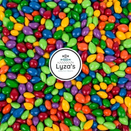 Sunbursts Regular Mix - Candy Coated Chocolate Covered Sunflower Seeds - Gift of 1, 5 LB Bulk Bag By Lyza's Sweets & Treats