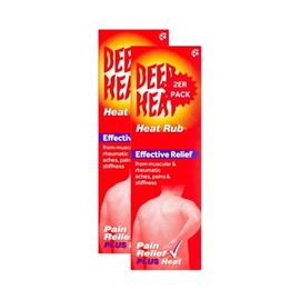 Deep Heat 100g Rub [2 Pack], Total 200g, Muscle Massage Lotion
