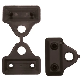 Tenax 5cm Black Clips Box of 12 Clips Clips for Attaching Woven Nets as Privacy Screen and Shade