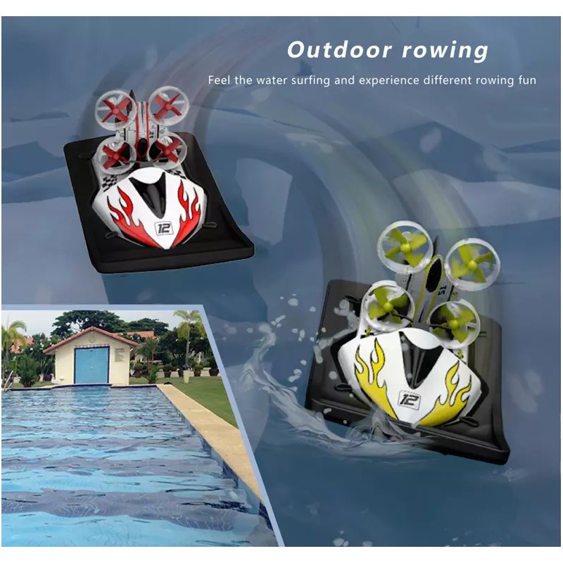 Eachine E015 3 in 1 Quadcopter Hovercraft Boat Altitude Hold