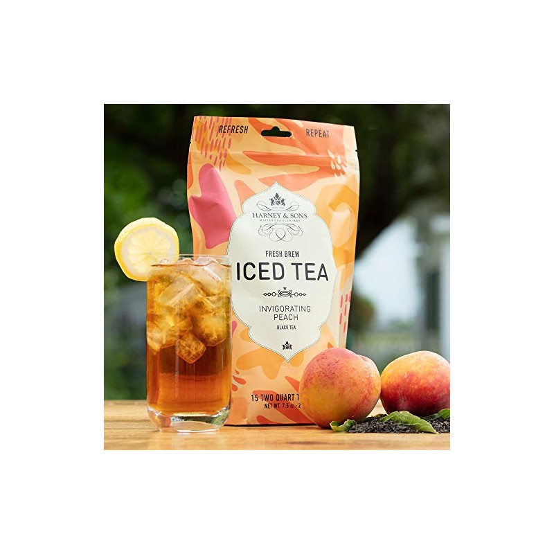 Harney & Sons Peach Fresh Brew Iced Tea | 15ct,