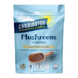 Carrington Farms Carrington Farms Mushroom Powder C Wellness Blend of Lion's Mane, Reishi, & Chaga for Nutrition Boost C Daily Superfood Formula of Adaptogens (3.5 oz)