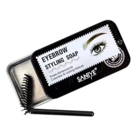 Saniye Gel Transparente para Cejas Fijación 24h con Cepillo