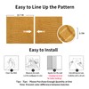 Cismmy Peel and Stick Wallpaper Gold Crocodile Wallpaper 15.7" X