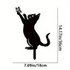 Metal Cat Garden Stakes for Outdoor Decor – Cute Cat