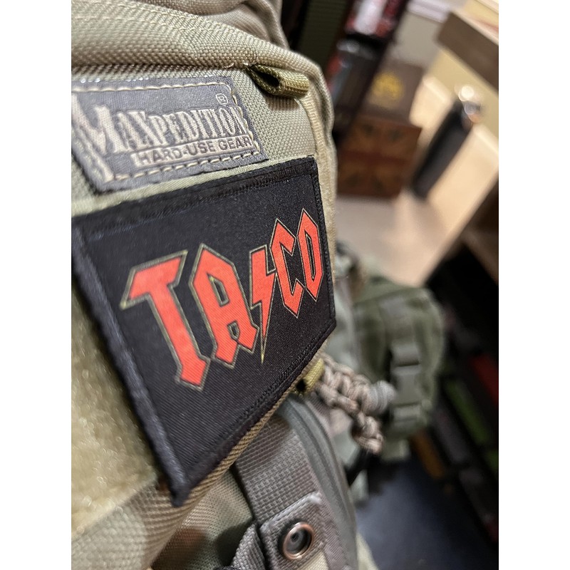 Taco Rock Star Funny Tactical Morale Patch