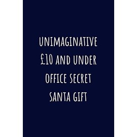 Unimaginative £10 and under office secret santa gift: Alternative Christmas Gift Secret Santa For Colleagues: Small Lined Notebook