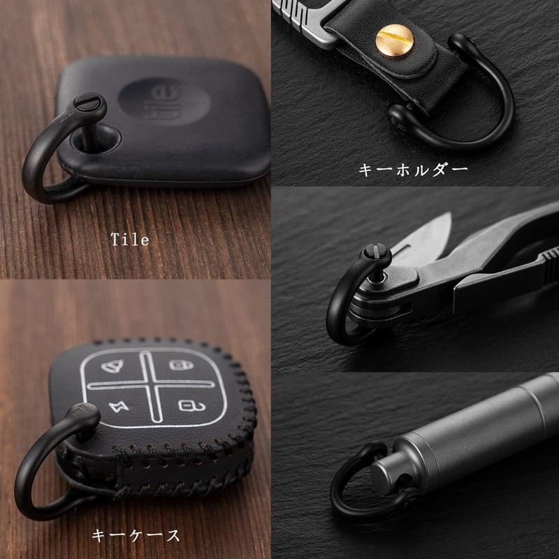 [TISUR] Key Ring, D-Ring for Smart Key, Stainless Steel, Keys,
