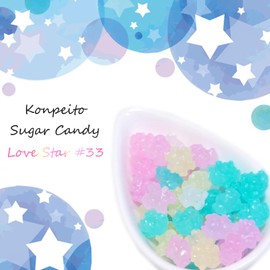 HOSHINOUTAGE Konpeito Japanese Star Sugar Candy Love-Star series 7oz [198g] (#33)