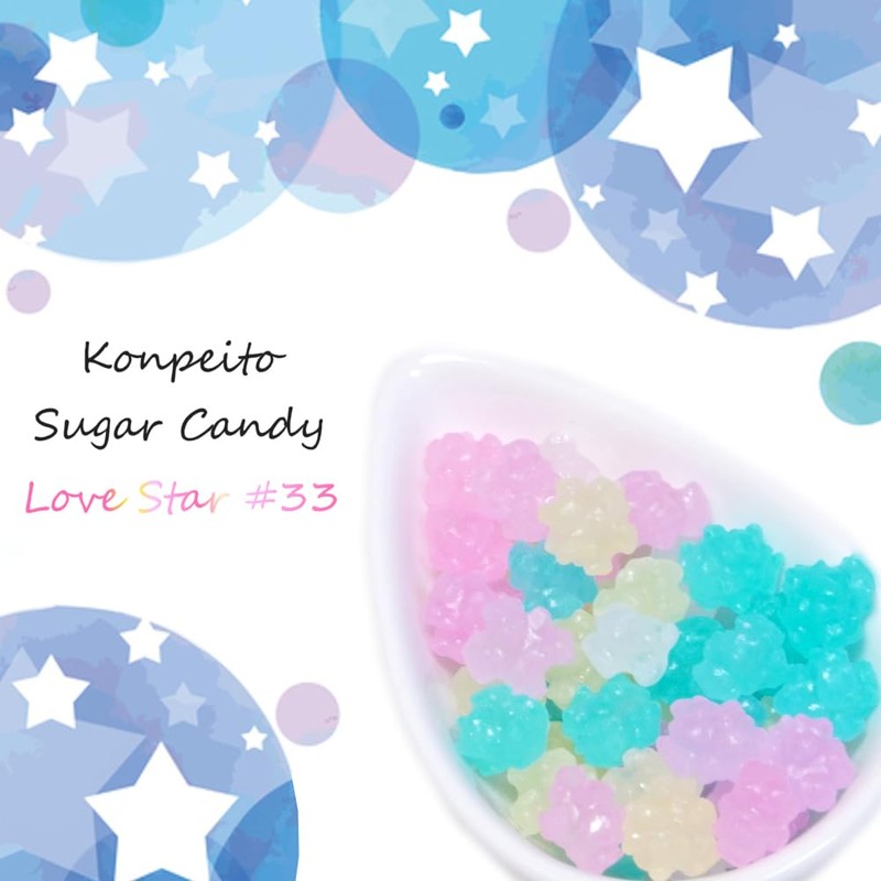 HOSHINOUTAGE Konpeito Japanese Star Sugar Candy Love-Star series 7oz [198g]