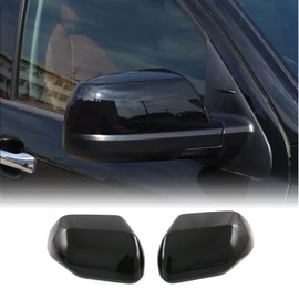 FDAIUN Rearview Mirror Cover For Toyota Tundra 2022 2023 ABS Exterior Protector Decorations Accessories (Black)