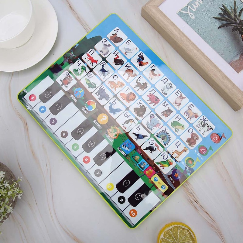 Russian Language Smart Child Tablet Point Reading Machine Early Educational