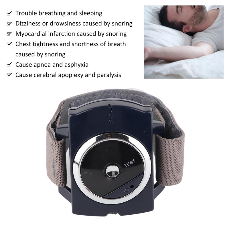 Intelligent Snoring Wristband Prevent Snoring Improve Sleep Electronic Impulse Snore