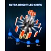 Marsauto 194 LED Bulb Red for Dome Map Light, 168