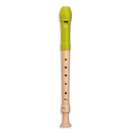 Mollenhauer Lere 17411 Fipple Soprano Recorder Apple Green Baroque Soprano Recorder (Baroque)