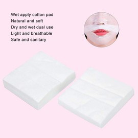Multi-Functional Makeup Cotton - 200 PCS Mesh Elastic Fabric Makeup Cotton Stretchable Breathable Cotton Pads Skin Care Tool for Wet Apply, Remove Makeup, Wash Face, Remove Nail Polish