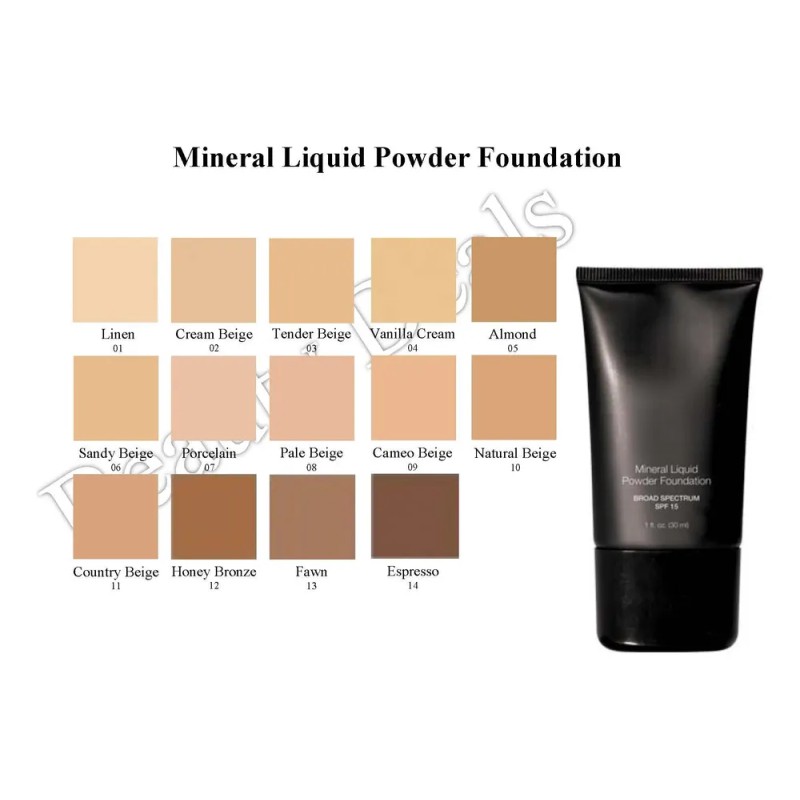 Base De Maquillaje Líquida En Polvo Beauty Deals Spf 15