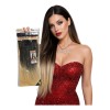 Extensiones Clip Cabello 50% Orgánico 50% Natural 45 Cm Rubio