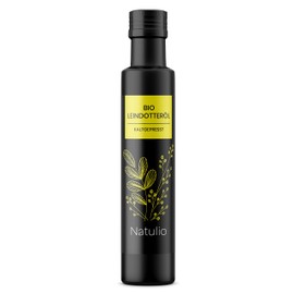 Natulio Organic Cannelina Oil Cold Pressed 250 ml - Suitable for Nutrition and Hair Care - Rich in Vitamin E and Omega 3 Fatty Acids - Certified according to DE-ÖKO-006