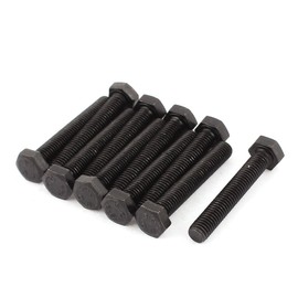 IIVVERR M8x50mm Grade 8.8 Fully Threaded Hex Head Cap Screw Bolt Fastener 10pcs (M8x50mm Grado 8.8 Tornillo de cabeza hexagonal totalmente roscado Tornillo Sujetador 10pcs