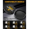 Auxbeam 3" LED Pod Light Covers, PC Lens Offroad Protective